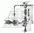 72-2308017 Фланец ф205; наруж.шлиц=12; h=175; 5 болтов М18х1,5 , редуктора 5 шпилек; (голый) МЗШ